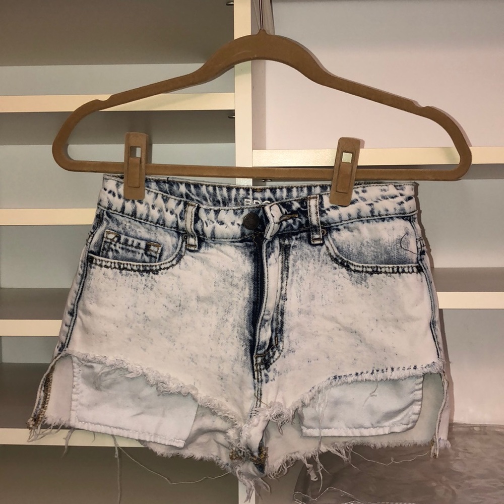 Denim shorts